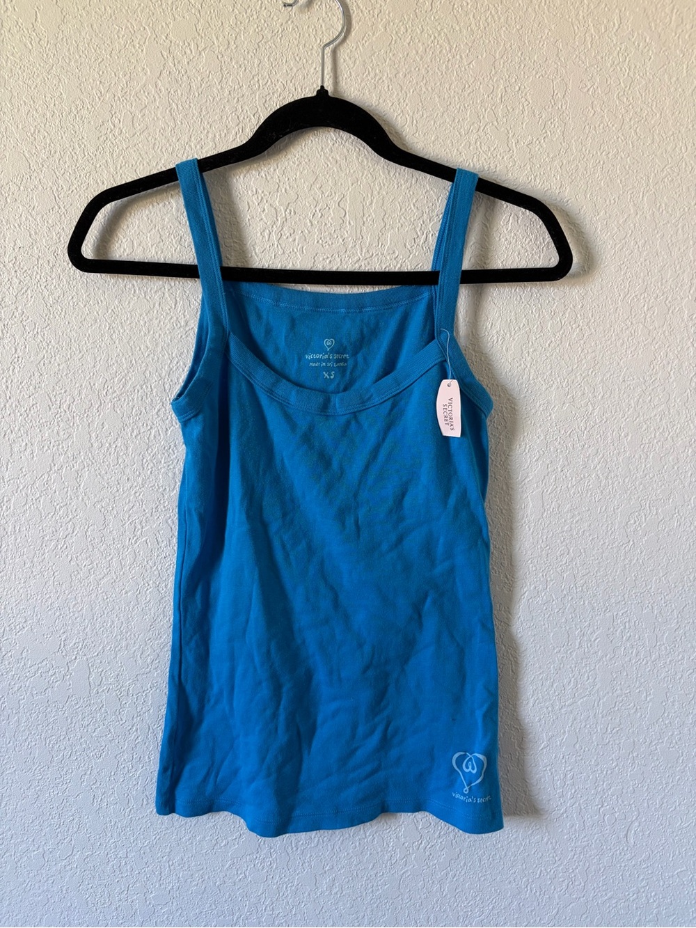 Victoria's Secret Bright Blue Cotton Tank